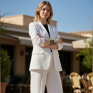 Cute spring green with white and blue plaid design necktie bracelet with floral